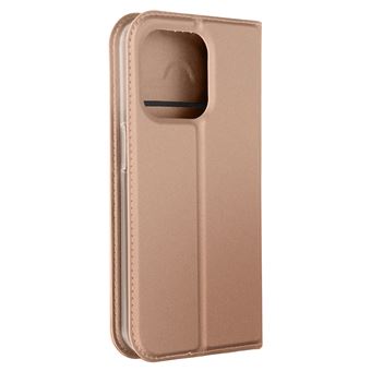 Capa Dux Ducis para iPhone 15 Pro Aba com suporte e carteira  - Rosa - 1