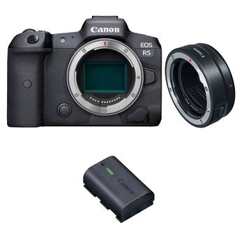 Canon EOS R5 + EF-EOS R + 1 Canon LP-E6NH + PDF 15 Técnicas para Melhorar as suas Fotografias - 1