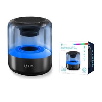 Coluna Wireless Portátil com 7 Cores LED UNICO STAR BS1828 | 5W - Preto - 1