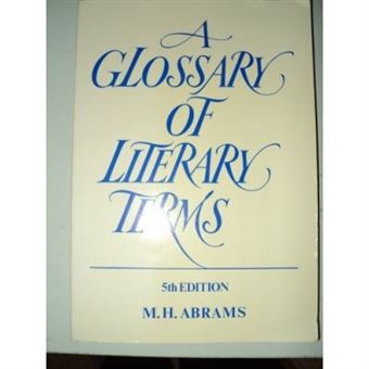 A Glossary of Literary Terms - 1