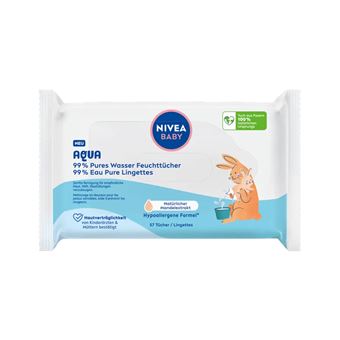 Toalhetes para Bebé NIVEA Baby Aqua - 1