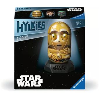 Puzzle 3D Ravensburger 3D : Hylkies - Star Wars C-3PO | 54 Peças - 1