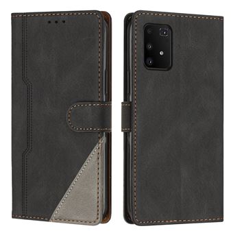 Capa FOXDOCK para Samsung Galaxy S10 Lite | Fecho Magnético | Pele TPU Macia | 3 Compartimentos para Cartões | Função de Suporte | Preto - 1