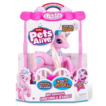 O Meu Unicórnio Mágico Zuru Pets Alive | Luzes + Acessórios + Cenário - 1