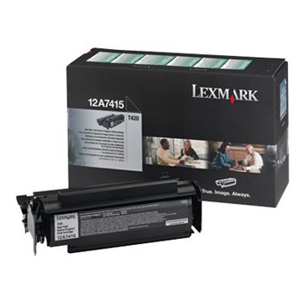 Toner lexmark 12a7415 tinteiro de original preto 1 peça(s) - 1