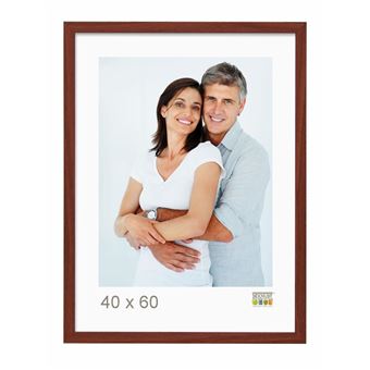 Moldura de Madeira Deknudt S44Ch3 | 40X60 cm - Castanho Claro - 1