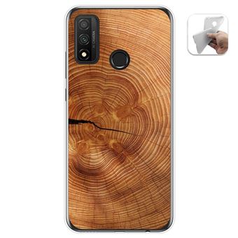 Capa Tumundosmartphone de Gel TPU para Huawei P Smart 2020 Design de madeira 04 desenhos - 1