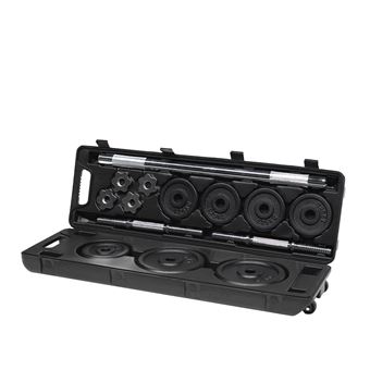 Conjunto de Halteres + Barra Yourfit Equipment | 30Kg - 1