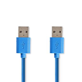Nedis CCGB61000BU20 cabo USB 2 m 3.0 (3.1 Gen 1) USB A Azul
