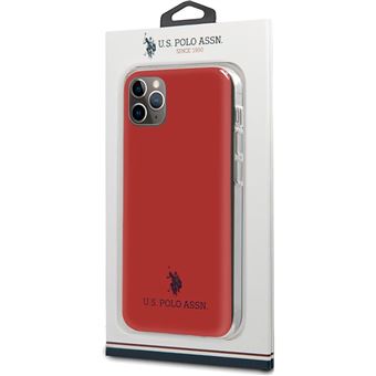 Capa traseira Para iPhone 11 Pro Polo Ralph Lauren em Gel Vermelho - 1
