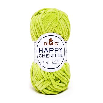 Fio de Lã DMC Happy Chenille 15G | 38M | Verde Alface 29 8143 - 1