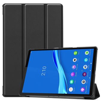 Capa Magunivers para Lenovo Tab M10 Plus TB-X606F| PU | TPU | com suporte dobrável em três partes - Preto - 1