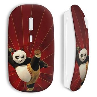 Rato Wireless Maniacase Kung Fu Panda Vermelho - 1