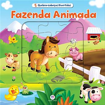 Fazenda Animada - Colecao 5 Quebra-Cabecas Diverti - 1