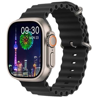 Smartwatch OnLike HW9 Ultra 2 OnLike com 3 braceletes + chaveiro | Preto - 1