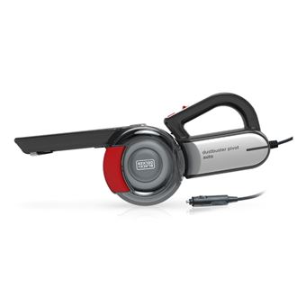 Mini Aspirador Black & Decker PV1200AV | Cinzento, Vermelho, Transparente - 1