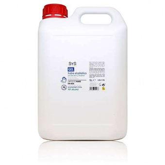 Alcool Gel Hidroalcoholico S&S Laboratorios SYS com Aloe Vera | 5 L - 1