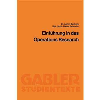 Einfuhrung in Das Operations Research - Paperback / softback - 1980 - 1