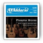 D'Addario EJ16-B25 corda de guitarra