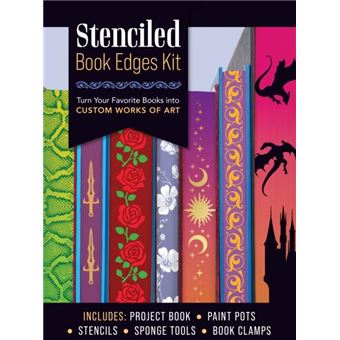 Stenciled Book Edges Kit - 1