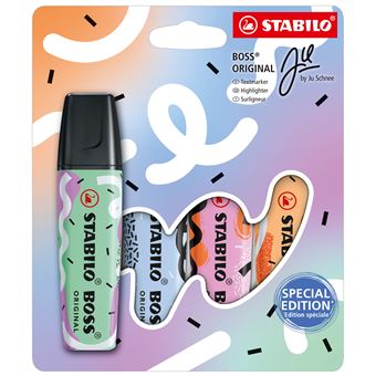 Marcador STABILO BOSS ORIGINAL | Azul, Fúcsia, Azul menta, Laranja - 1