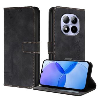 Capa GANGXUN para Xiaomi Redmi Note 15 Pro | Alça de Mão | Pele PU | Compartimentos para Cartões | Fecho Magnético | Preto - 1