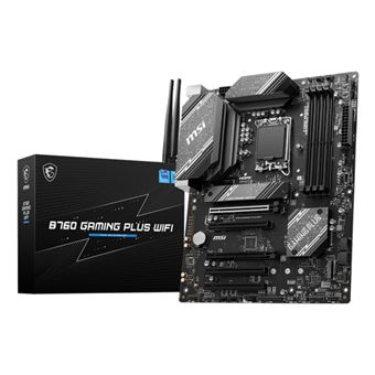 Motherboard MSI B760 GAMING PLUS WIFI | Preto - 1