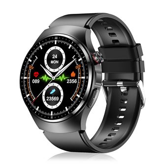 Smartwatch DAM TK25| ECG | glicose no sangue | ácido úrico e lipídios | IMC gordura Corporal | temperatura | O2 e tensão | 5,4x1,2x4,7 cm - Preto - 1