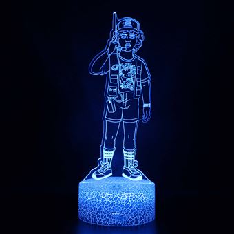 Lâmpada 3D HSMY | Infantil | Multicolorido com Controlo Remoto | Stranger Things | 1253 - 1