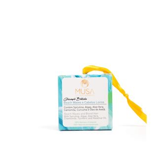 Shampoo Sólido MUSA Natural Cosmetics Beach Waves e Cabelos Loiros - 1