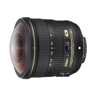 Objetiva Nikon NIKKOR 8-15mm f/3.5-4.5E ED SLR Wide zoom lens Preto