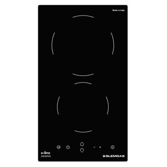 Placa de Vitrocerâmica Glem Gas GTH32T | Elétrica | 28.8 cm | 2 Zonas | Preto - 1