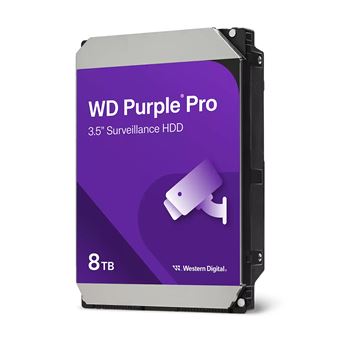 Disco Interno HDD Western Digital Purple Pro Smart Video HDD 8TB | 3.5" | 8 TB - 1