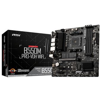 Motherboard MSI B550M PRO-VDH WIFI Socket AM4 micro ATX AMD B550 - 1