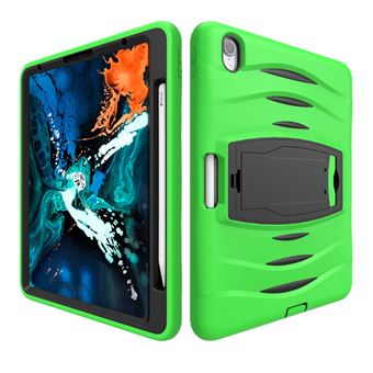 Capa Magunivers para Apple Ipad Pro 11 Pouces (2018) e TPU Multi-Função com Slot de Suporte e Caneta Luz Verde - 1