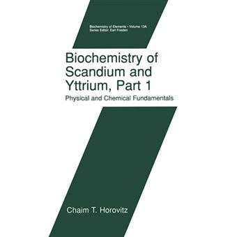 Biochemistry of Scandium and Yttrium - Paperback - 2012 - 1