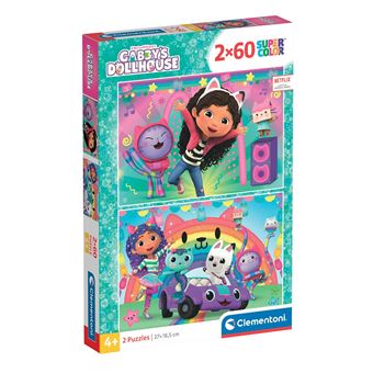 Puzzle Clementoni Gabby'S Dollhouse | 2x60 Peças - 1