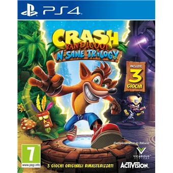 Videojogo Sony Crash Bandicoot: N'sane Trilogy, PS4 - 1