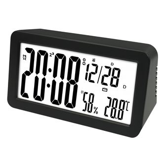 Relógio Despertador Digital SANDA SD-4099 | Preto - 1