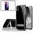 Kit Phonecare | Capa Spigen Crystal Hybrid + Película de Vidro Temperado Full Cover para iPhone X / Xs - Preto_0