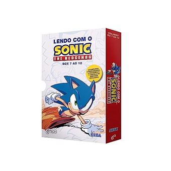 Box: Lendo Com O Sonic - The Hedgehog (Vol. 7 Ao 12) - 1