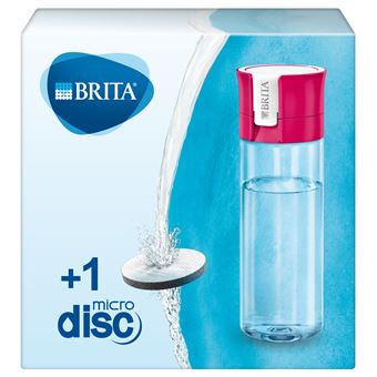Filtro de Água Brita Fill&Go Bottle Filtr Pink | Rosa, Transparente - 1