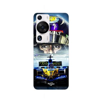 Capa Maniacase para Huawei P60 Pro | Renault R25 Aston Martin F1 Fernando Alonso - 1