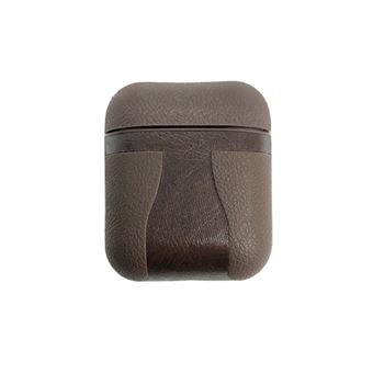 Capa protetora de TPU Antichoque WISETONY para Apple AirPods Castanho - 1