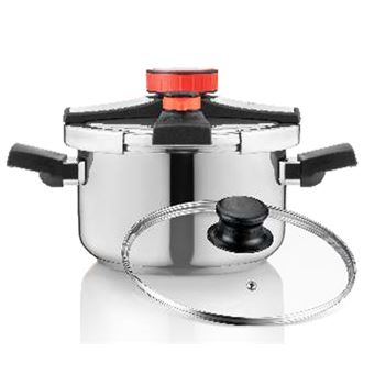 Panela Pressão Haeger EASY LOCK-PC-6SS.022A-S | 6Lts/2 Tampas - 1