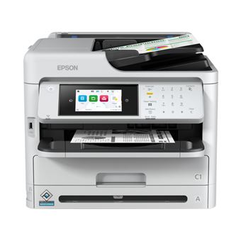 Impressora Multifunções Jato de Tinta Epson WorkForce Pro WF-M5899DWF | 34 ppm | Wi-Fi | Branco - 1
