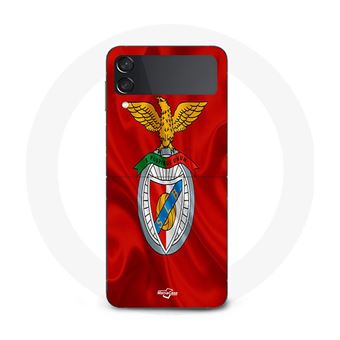 Capa Maniacase para Samsung Galaxy Z Flip3 Slb Benfica Fundo Vermelho - 1