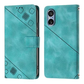 Capa ZURSANA para Sony Xperia 5 V 2023 | Flip | Couro PU | À Prova de Choque | Suporte Dobrável | Fecho Magnético | Verde - 1