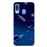 Capa Hapdey Para Samsung Galaxy A40 2019 Design Visão Cósmica Planetas e Naves Espaciais Capa de Silicone Flexível Em TPU - Transparente_0