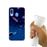 Capa Hapdey Para Samsung Galaxy A40 2019 Design Visão Cósmica Planetas e Naves Espaciais Capa de Silicone Flexível Em TPU - Transparente_3